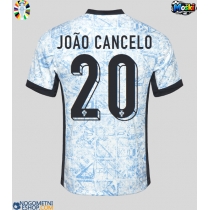 Moški Nogometni dresi Portugalska Joao Cancelo #20 Gostujoči EP 2024 Kratek Rokav